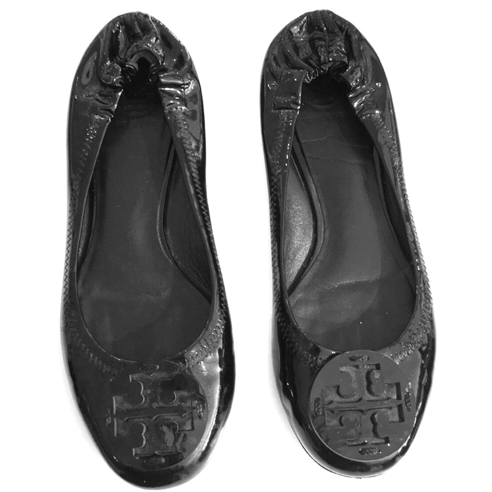 Tory Burch Reva Ballet Black Flats